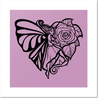 Rose Fairy Posters and Art